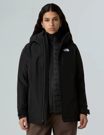 The North Face W Carto Mono Triclimate Hooded Jacket - Black - XL