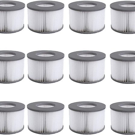 Swimming Mscomft 4-pakkaus Vaihtosuodatin MSPA Poreallas Suodatin - Suodatinpatruuna KLB