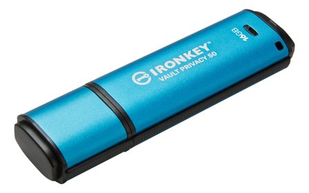 Kingston IronKey Vault Privacy 50 Series - USB-flashstasjon - 16 GB - TAA-samsvar