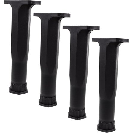 Sett med 4 justerbare støtteben i plast for sengerammer, sofaer, møbler og bord (130 mm - 220 mm)
