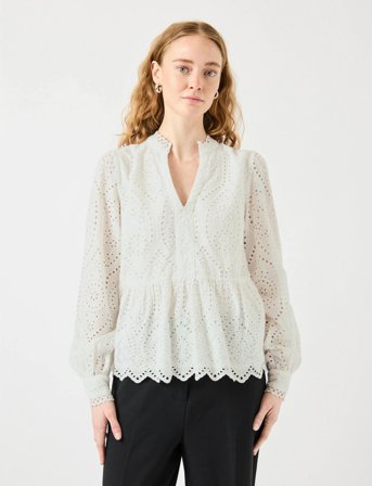 YAS Yasholi Ls Top S. Noos - White - XL