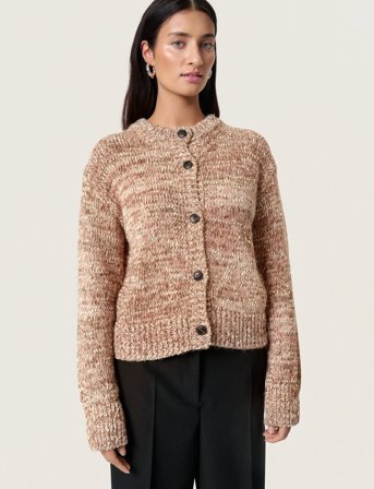 Soaked in Luxury Slmacawi Cardigan - Beige - L