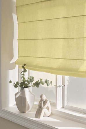 Jotex - Heisgardin i Lin Gul - JONIE - Kjøp Lingardiner hos Jotex