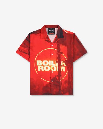 VENUE BUTTON UP - RED M