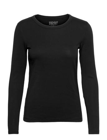 T-Shirts Langærmet T-shirt Sort Esprit Casual