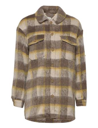 Onlepic L/S Check Shacket Cc Pnt Beige ONLY