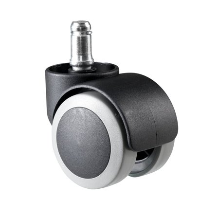 Easy-roll castors for office chairs, 5-pack