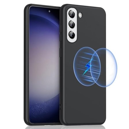 Galaxy S24 Plus Mobilskal Magsafe Liquid Series - Svart