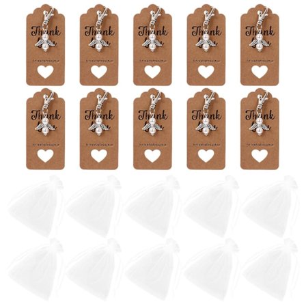 30 st 1 set kreativa nyckelringar Dekorativa nya taggar Unika bilupphängningar