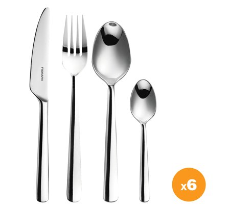 Fiskars Functional Form 1071623 Bestikksett 24 stk, i gaveeske, Matlaging & griller
