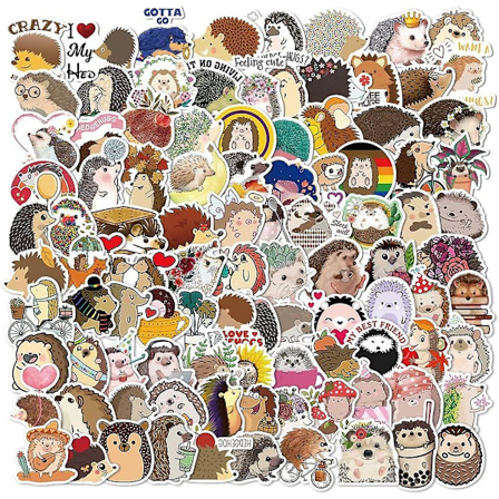 S p j Siili Tarroja Lapsille, 100kpl Paketti Esteettisi Pieni El intarroja Vesipulloille, Kannettaville Tietokoneille, Puhelimille, Kitaralle