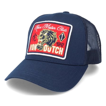 Von Dutch - Famous Navy Trucker Trucker Blue Cap - @ Hatstore