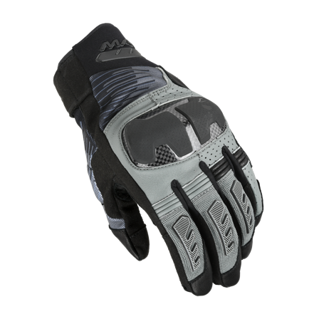 Motorradhandschuhe Macna Rime 2.0 Grau/Schwarz L