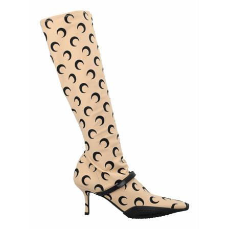 Marine Serre, High Boots Beige, Dames, Maat:36 EU,rubber
