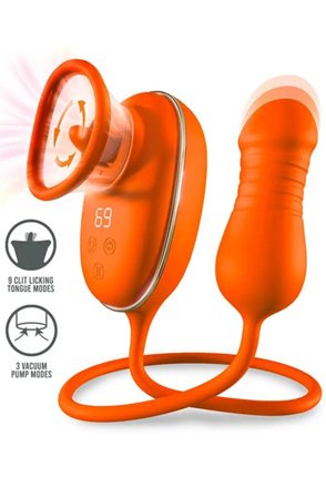 Lizer Tongue Stimulator, Vacuum Pump & Thrusting Egg Vibraattori