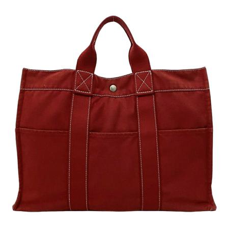 Hermès Vintage, pre-owned bag Herline Rood, Dames, Maat:ONE Size,Canvas