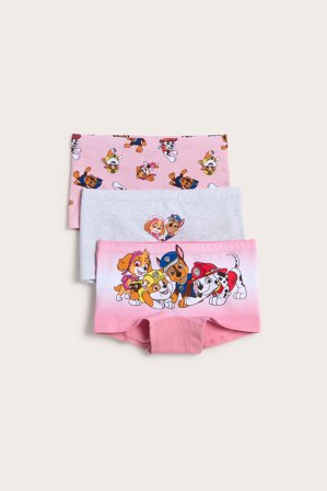 Kappahl | Bokseripikkuhousut, Paw Patrol, 3 paria | Vaaleanpunainen