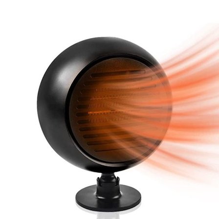 Bærbar bilvarmer 12V, 180W 2 i 1 bilvarmer med vifte