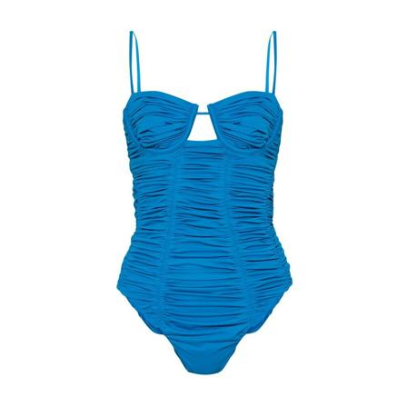Self Portrait, One-piece swimsuit Blauw, Dames, Maat:S