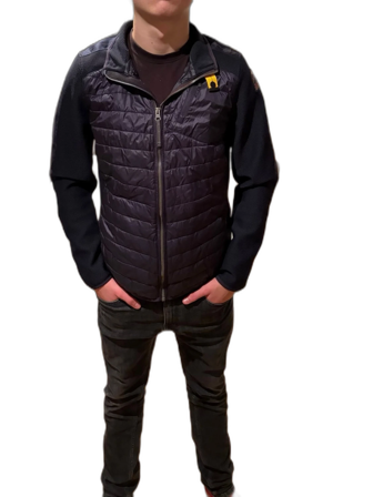 Mörkblå quiltad jacka från Parajumpers