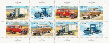 Island 1992 - AFA 762-765 - Postfrisk miniark