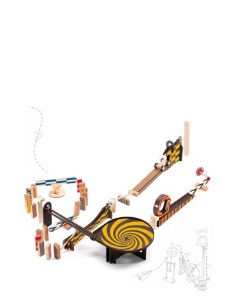 Zig & Go Wroom - 45 Pcs Toys Building Sets & Blocks Ball Tracks Multi/mönstrad Djeco