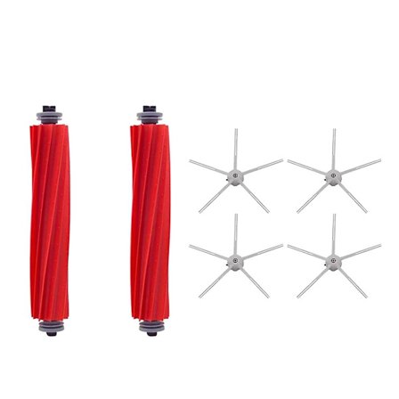 Sweeper-lisävarusteet 2 kpl pääharjaa 4 kpl sivuharjaa Stone T:lle