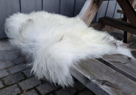 Granberg Garveri Sitteunderlag Norsk Sau lysmelert 60x40cm