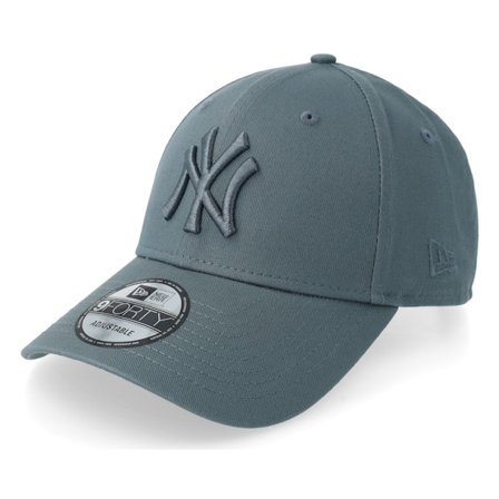 New Era - MLB Grau Adjustable Cap - New York Yankees League Essential 9FORTY Dark Blue Adjustable @ Hatstore