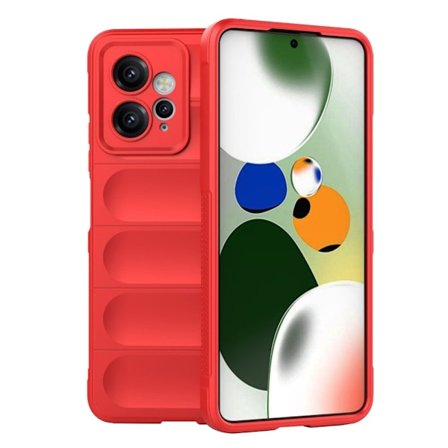 Mjukt greppformat Xiaomi Redmi Note 12 skal - Röd