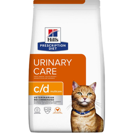 Hill's Prescription Diet Feline - c/d Multicare Chicken - Dry Cat Food 8 kg - Katt - Kattefôr & kattemat - Veterinærfôr for katt - ZOO.no