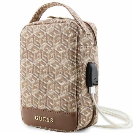 Guess GUHBHGCFSEW Organiseringsveske - brun GCube Stripe