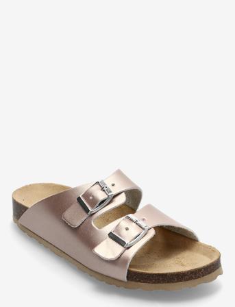 Biabetricia Buckle Sandal Shoes Summer Shoes Sandals Gull Bianco*Betinget Tilbud