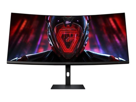 Xiaomi 34" Curved Gaming Monitor 21:9 WQHD UltraWide (3440x1440), 1ms, 180Hz, FreeSync Premium, 95% DCI-P3, 100% sRGB