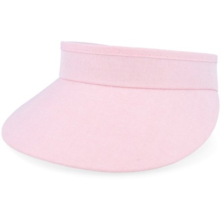 Seeberger - Pink - visor - Cap - Clip-on Chambray Visor - Hatstore