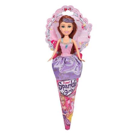 Sparkle Girlz Princess Docka Cone Rainbow Lila Kjol Lila Kjol