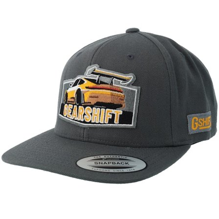 Gearshift - Grå snapback Keps - Gshift Super Dream Car Dark Grey Snapback @ Hatstore