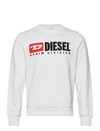 S-Ginn-Div Sweat-Shirt Tops Sweatshirts & Hoodies Sweatshirts White Diesel