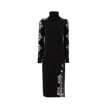 Ermanno Scervino, Women Clothing Dress Czarny Aw 22 Czarny, Kobieta, Rozmiar: S