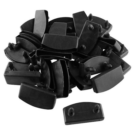 40 stk. 57x9mm Plast Sengelameller Endestykker Holdere Plastforbindelser Møbeltilbehør til Hold