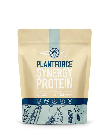 Plantforce Synergy Protein Vegansk Vanilla 400 g, Sport & Velvære, Protein & Energi, Proteinpulver