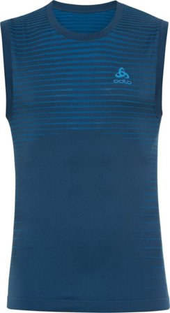 Odlo Men's Performance Light Base Layer Singlet Men base layer tops Blue M