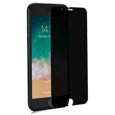 2-PACK iPhone 7 Plus Anti-Spy skærmbeskytter HD 0,3 mm Svart