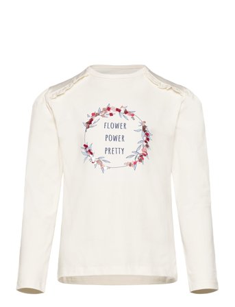 T-Shirt Ls Cream Minymo