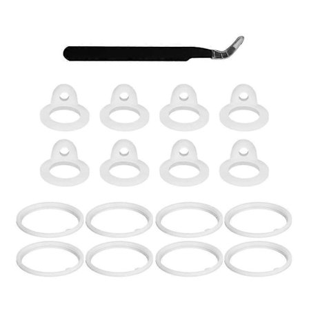 16 st Silikontätningsring med pincett för Thermoblast 24-64oz BPA-fri del O-ring för Thermoblast-flaskor Läcksäkra ersättningstillbehör