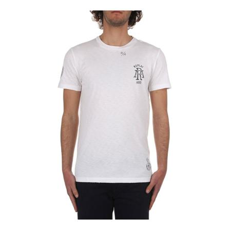 Replay, T-shirt Wit, Heren, Maat:L,Katoen