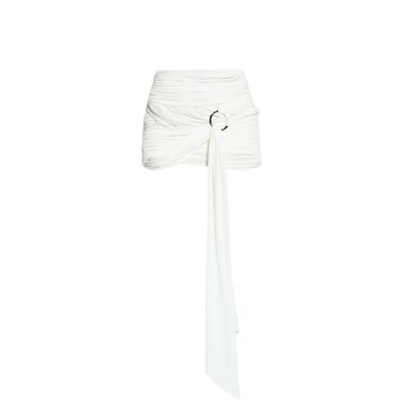 The Attico ‘Fran’ draped dress , Wit , Dames , Maat: S Korte rokken