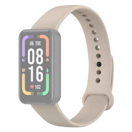 Xiaomi Redmi Smart Band Pro ensfarvet silikoneurrem - Beige