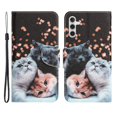 Wonderland Samsung Galaxy A54 Flip Etui - Tre Katte