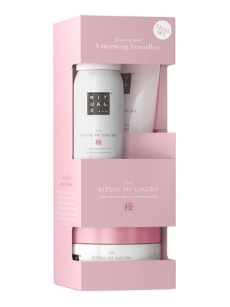 Rituals The Ritual of Sakura Set cont.: Body Scrub 125 g + Foaming Shower Gel 50 ml + Body Cream 70 ml 1.0items